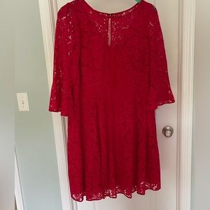 Beautiful Red Lace Dress
